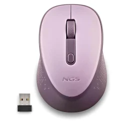 Ratón NGS Dew 1600 Dpi Wireless Lila