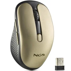 Ratón NGS Evo Rust 1600 DPI 66g Dorado