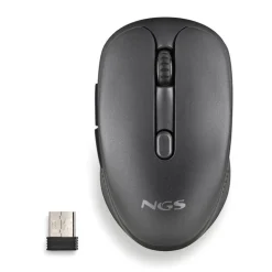 Ratón NGS Evo Rust 1600 Dpi Wireless Negro