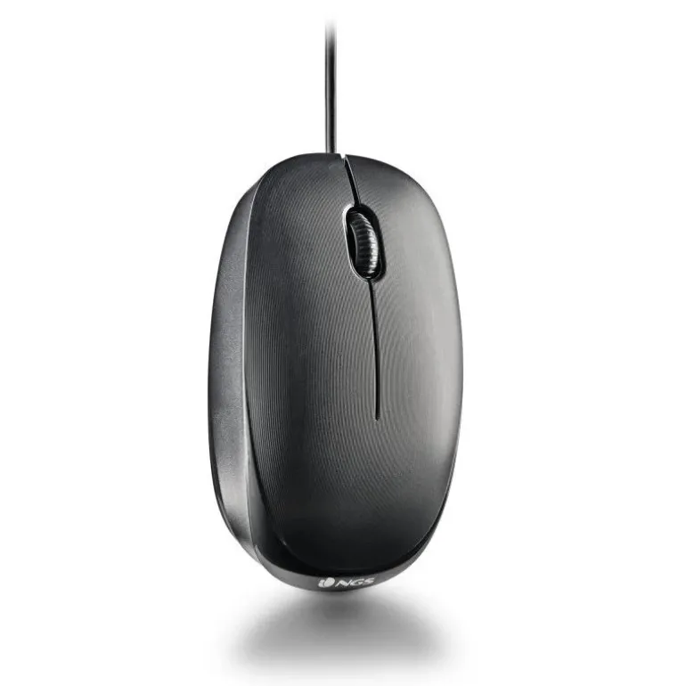 Ratón NGS Flame-C 100 DPI USB-C Negro