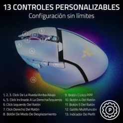 Ratón Razer Basilisk V3 Pro 35000 DPI Blanco