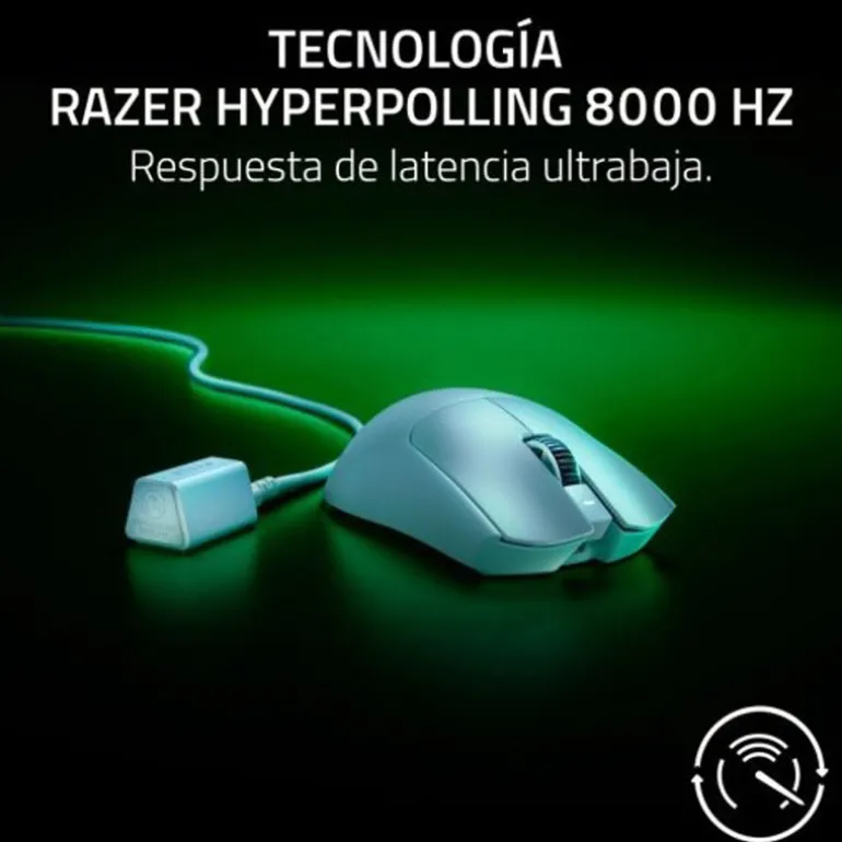 Ratón Razer Viper V3 Pro 35000 Dpi Inalámbrico Blanco