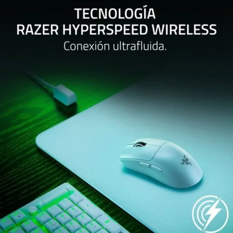 Ratón Razer Viper V3 Pro 35000 Dpi Inalámbrico Blanco