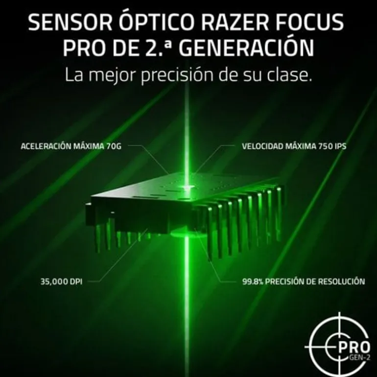 Ratón Razer Viper V3 Pro 35000 Dpi Inalámbrico Blanco