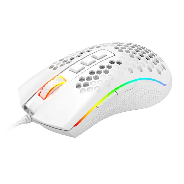 Ratón Redragon Storm Elite Gaming 32000 Dpi RGB Blanco