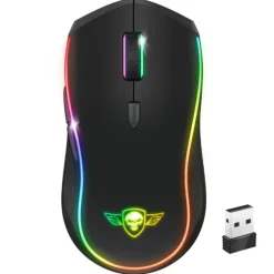 Ratón Spirit of Gamer Pro M9 Wireless Gaming 4200 Dpi RGB Negro