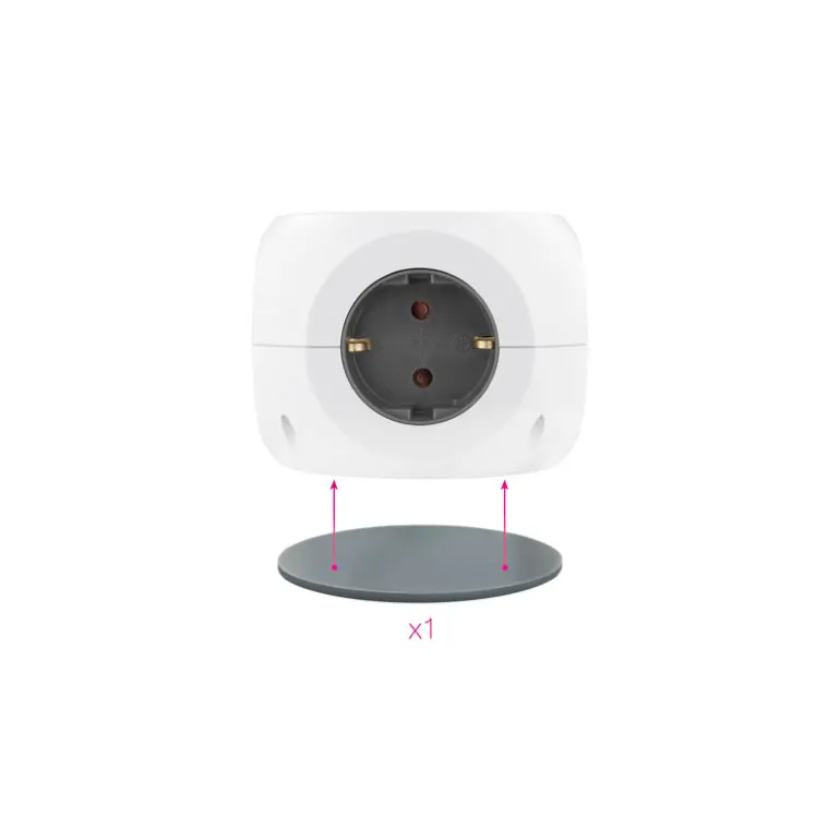 Regleta Nanocable Base Enchufe 4 USB Blanco