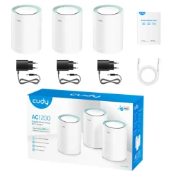 Repetidor Cudy M1300 AC1200 Pack 3