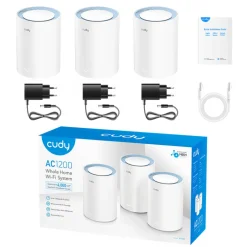 Repetidor Cudy M1200 AC1200 Pack 3