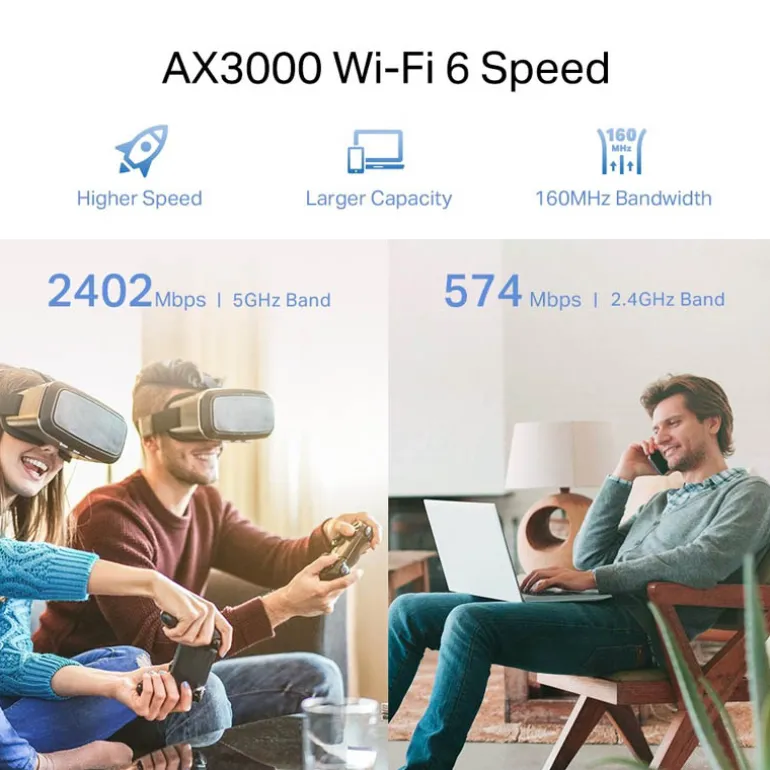 Repetidor TP-Link RE705X Wi-Fi Mesh AX3000