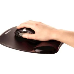 Reposamuñecas Fellowes Gel Crystal Negro