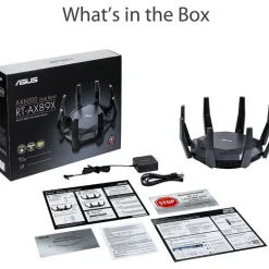 Router  Asus RT-AX89X AX6000 Dual Band WiFi 6 AiMesh Whole Home Mesh WiFi