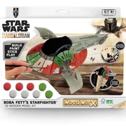 Réplica Woodwork Madera Para Pintar Star Wars Boba Fett Slave 1