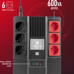 SAI NGS Fortress Bunker SAI 600VA 360W
