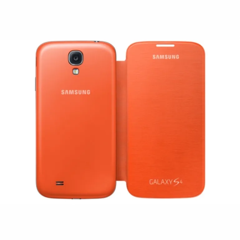 Samsung Galaxy S4 Con Tapa Naranja - Funda Móvil