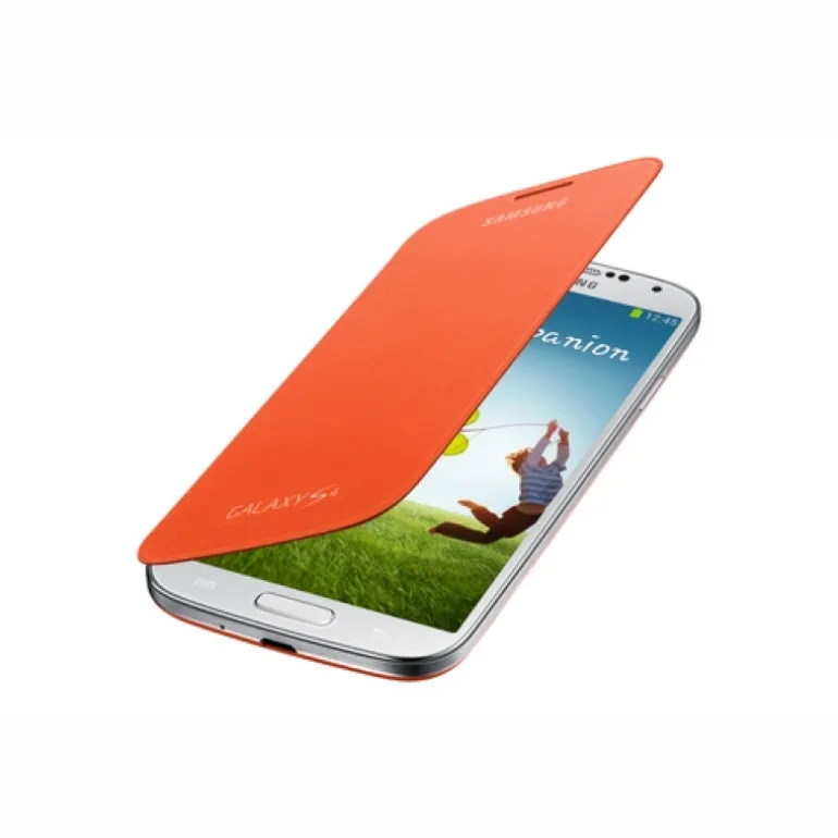 Samsung Galaxy S4 Con Tapa Naranja - Funda Móvil