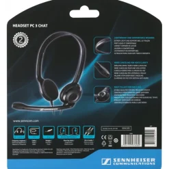 Sennheiser PC 3 Chat Jack 3.5mm Negro - Auriculares