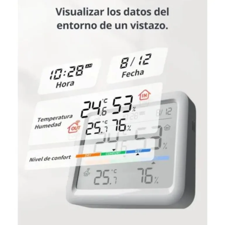 Sensor Temperatura SwitchBot Meter Pro Blanco
