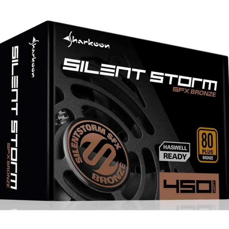 Sharkoon SilentStorm SFX 80 Plus Bronze 450W - Fuente/PSU