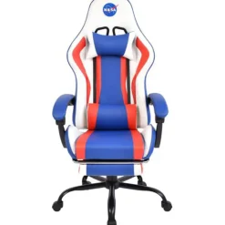 Silla Gaming NASA Discovery Blanco Azul