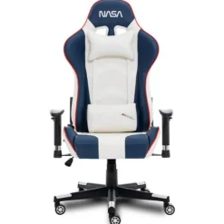 Silla Gaming NASA Supernova Blanco Azul
