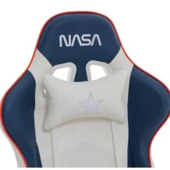 Silla Gaming NASA Supernova Blanco Azul