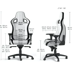 Silla Gaming Noblechairs Epic PU Cuero Blanco