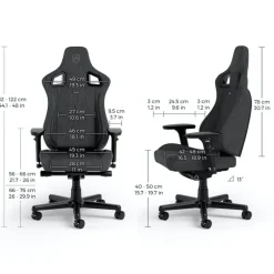 Silla Gaming Noblechairs Epic Compact TX Antracita