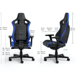 Silla Gaming Noblechairs Epic Compact Azul