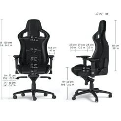 Silla Gaming Noblechairs Epic PU Cuero Negro
