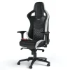 Silla Gaming Noblechairs Epic Real Cuero Blanco Rojo