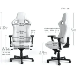 Silla Gaming Noblechairs Epic White Edition