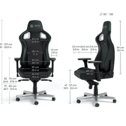 Silla Gaming Noblechairs Epic PU Cuero Mercedes AMG Petronas F1 TEAM