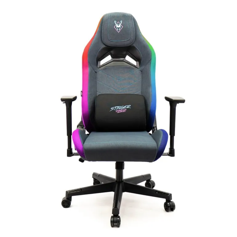 Silla Gaming Woxter Stinger Station Elite LED Azul/Rosa