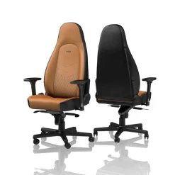 Silla  Noblechairs ICON Gaming Real Leather Marrón/Negro