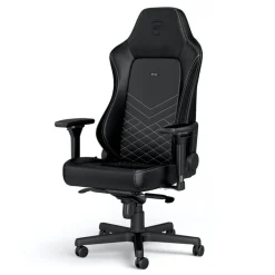 Silla Oficina Noblechairs Hero PU Cuero Negro Blanco