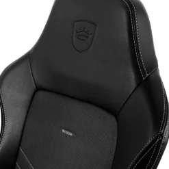 Silla Oficina Noblechairs Hero PU Cuero Negro Blanco
