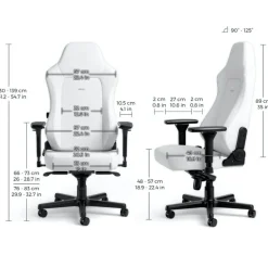 Silla Oficina Noblechairs Hero White Edition