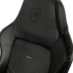 Silla Oficina Noblechairs Hero PU Cuero Negro Dorado