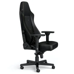 Silla Oficina Noblechairs Hero PU Cuero Negro Dorado