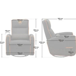 Sillón Gaming Cougar Fidom Gris/Naranja