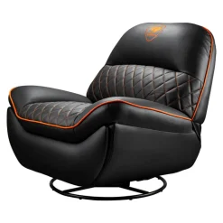 Sillón Gaming Cougar Overlord Negro/Naranja