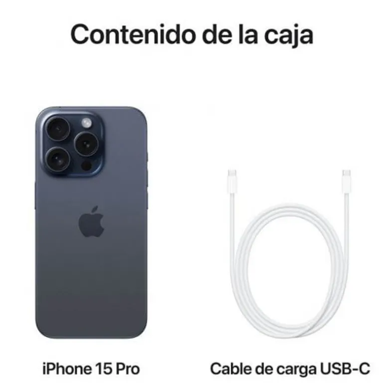Smartphone/Móvil Apple iPhone 15 Pro 6.1" 8GB 1TB 5G Azul