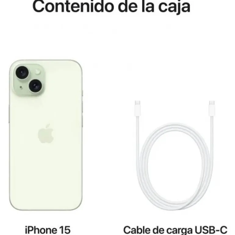 Smartphone/Móvil Apple iPhone 15 6.1" 6GB 512GB 5G Verde