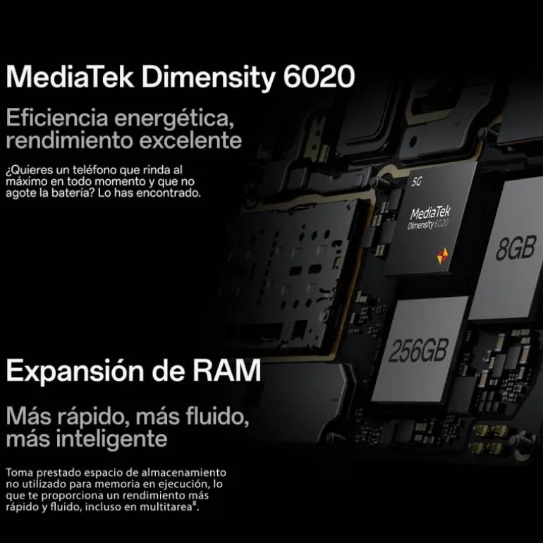 Smartphone/Móvil Oppo A79 6.72" 8GB 256GB 5G Negro