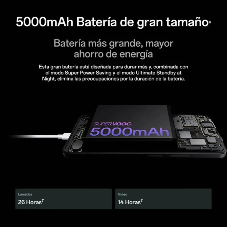 Smartphone/Móvil Oppo A79 6.72" 8GB 256GB 5G Negro