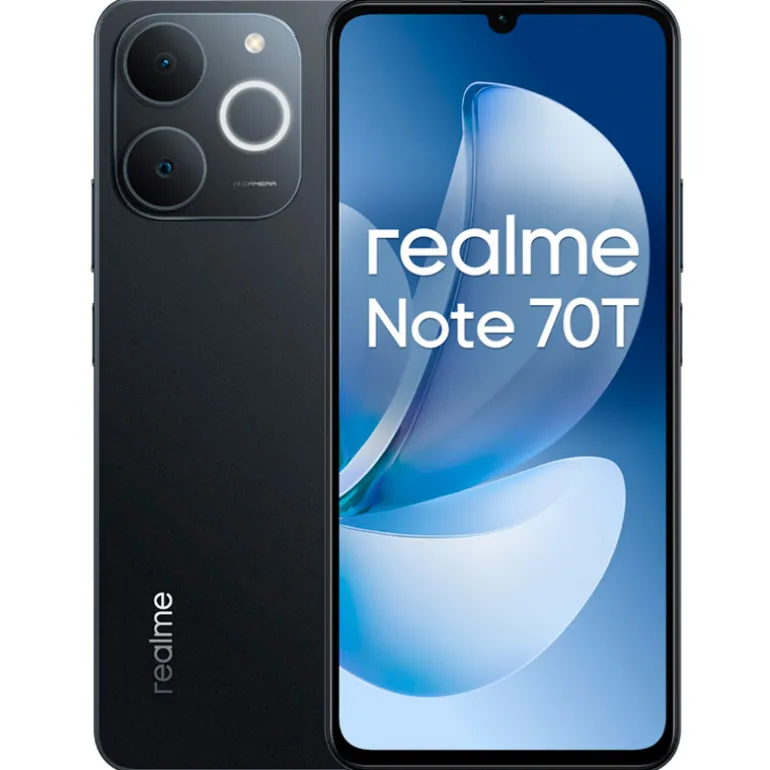 Smartphone/Móvil Realme Note 70T 6.7" 4GB 256GB 4G Negro