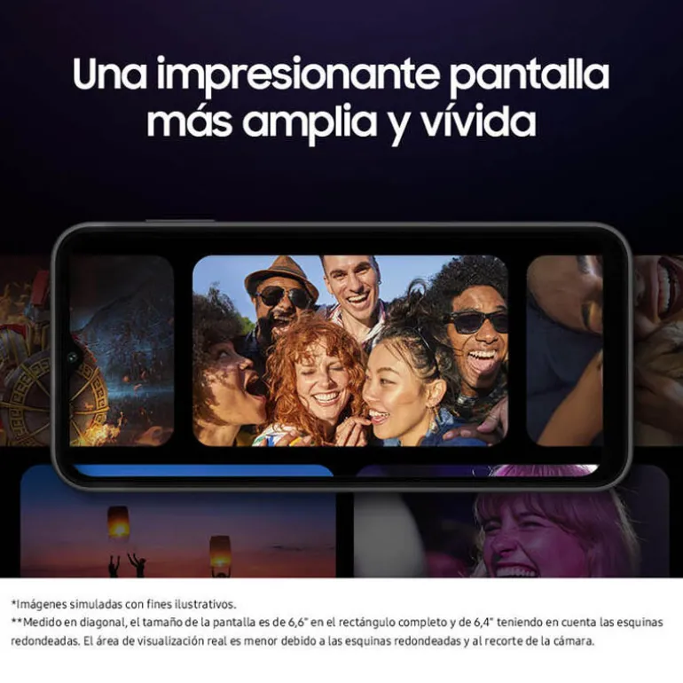 Smartphone/Móvil Samsung Galaxy A14 6.6" 4GB 128GB 4GB Negro