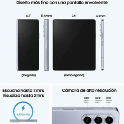 Smartphone/Móvil Samsung Galaxy Z Fold5 7.6" 12GB 256GB 5G Negro