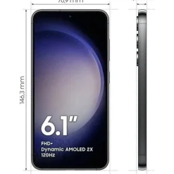 Smartphone/Móvil Samsung Galaxy S23 6.1" 8GB 256GB 5G Negro Fantasma